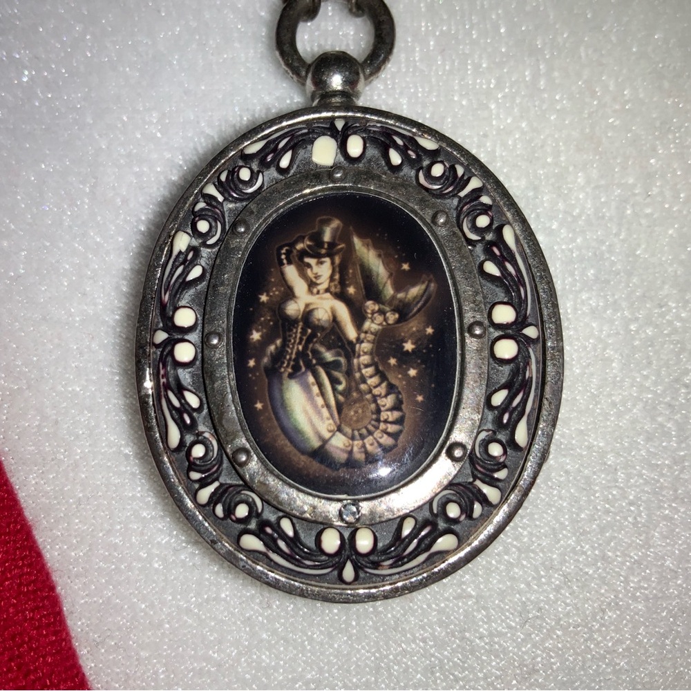 CLASSIC HARDWARE Pendant Necklace, Mermaid Shadow Box, Unworn NEW